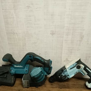 makita マキタ 18V  電動工具 2点 まとめ PB181D 充電式 ポータブル バンドソー HR165D ハンマドリル ジャンクの画像1