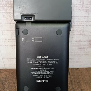 必見!! 希少 AIWA アイワ ポータブル DATレコーダー HD-S200 オーディオテープレコーダー DAT RECORDER 通電確認済み ジャンクの画像7