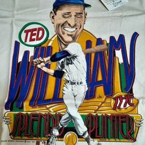 【新品未使用】テッド・ウィリアムスのTシャツ サイズL クーパースタウンコレクション TED WILLIAMS タグ付きの画像2