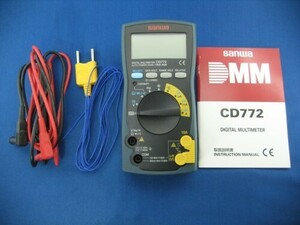 CD772 デジタルテスター 三和電気計器 SANWA 新品 デジタルマルチメータ