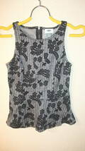 ★OLD NAVY★アメリカ オールドネイビーレディーストップスUSサイズXS　肩幅24Cm　着丈49Cm NON SLEEVE TOPS　LADIES　USED IN JAPAN_画像1