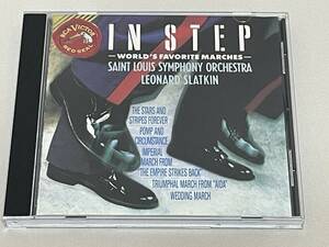 RCA◇レナード・スラットキン　『IN　STEP』　世界で人気のマーチ集　セントルイス交響楽団　S16