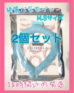 【2個セット】CICIBELLA シシベラ 【ブルー】子供 女性サイズ S M