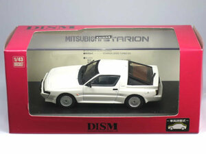DISM 1/43 Mitsubishi Starion 2000 turbo EX Europe and America specification Sofia white (74541)