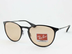 ケース黒 Ray-Ban レイバン RB3539-002/93 サングラス Erika metal エリカメタル ブラック ライトブラウン 00293 エリカ メタル ボストン