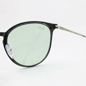 ケース黒 Ray-Ban レイバン RB3539-9268/2 サングラス Erika metal エリカメタル ブラック ライトグリーン 92682 エリカ メタル ボストンの画像7