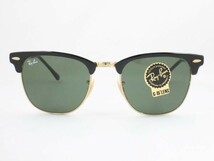 ケース黒 Ray-Ban レイバン RB3716-187 サングラス CLUBMASTER METAL クラブマスターメタル GOLD TOP ON BLACK ブロー サーモント_画像2