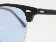 ケース茶 Ray-Ban レイバン RB3016-1354/64 サングラス CLUBMASTER クラブマスター ブラック ライトブルー サーモント ブロー 135464_画像5