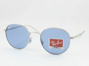 кейс чай Ray-Ban RayBan RB3681-003/80 солнцезащитные очки серебряный голубой свет цвет Boston круг очки раунд metal серия 00380