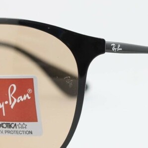 ケース茶 Ray-Ban レイバン RB3539-002/93 サングラス Erika metal エリカメタル ブラック ライトブラウン 00293 エリカ メタル ボストンの画像5