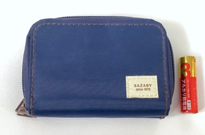 Sazaby Sazabby Coin Case Case Navy Moin Magazine Magazine Приложение может быть включено