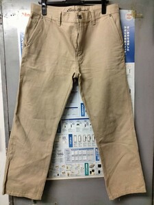 エディーバウアー　EDDIE BAUER カラージーンズ　チノパン ワークパンツ　ベージュ　3432　スリランカ製　