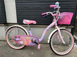 子供自転車　18インチ　ディズニープリンセス