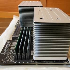 【美品】MacPro Mid 2010 A1289のCPUドーターボード Xeon X5690 3.46GHz 2個、メモリ8枚（14GB分）装着【12core】の画像7