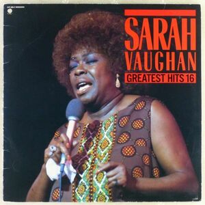 ■サラ・ヴォーン(Sarah Vaughan)｜Greatest Hits 16 ＜LP 1987年 日本盤＞