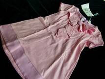 al-ice イタリア製 ベビー服 子供服 ピンクワンピース　夏物 1歳児/12ヶ月 新品未使用タグ付き ピンク 定価約1万円_画像2