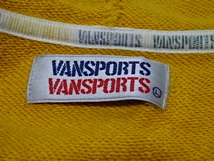 VANSPORTS U.S.A. 90s-00s vintage original HOODED SWEATSHIRT L size / ヴァン スポーツ アーチロゴ スウェット パーカー メンズ_画像7