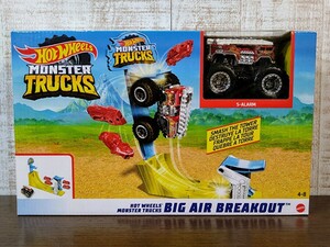 【未開封】Hot Wheels ホットウィール モンスタートラック BIG AIR BREAKOUT/マテル ミニカー/MATTEL/海外ミニカー/レア/プレイセット