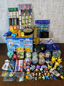  Pokemon figure soft toy Pokemon Kids etc. together /batoen/ ice shaving vessel /monkore/ Pocket Monster /ga tea / Pikachu / Junk 