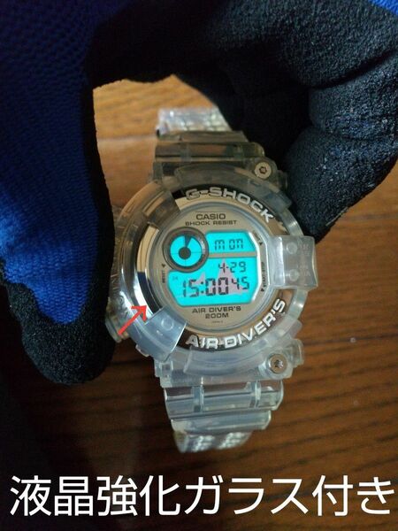 G-SHOCK 1987年WCCS初代 フロッグマン DW8250WC電池式 (社外海外製)スケルトンカスタム 未使用