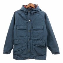 70年代 USA製 WOOLRICH ウールリッチ マウンテンパーカー アウトドア アメカジ ネイビー (メンズ M) 中古 古着 P9423_画像1