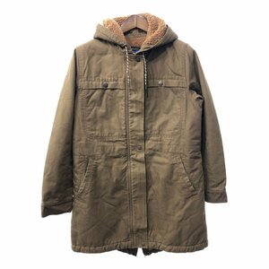 patagonia パタゴニア インサレーテッド プレーリー ドーン パーカ モッズコート アウトドア ブラウン (レディース L) 中古 古着 Q2738