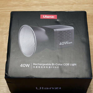 Ulanzi 充電式 LED COB ライト 40W 2色 バイカラー LT028 定常光 ウランジ [ジャンク扱い]の画像1
