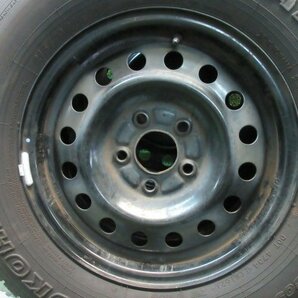 日産 純正 スチール 15インチ 15x6JJ PCD114.3 +? 5H 215/70R15 4本 T30系 エクストレイル 等   2023.12.27.O.1-A40 23110531の画像5