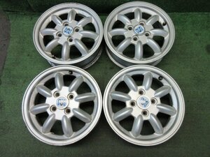 Daihatsu Genuine MiniLight 14 Inch 14x4.5J PCD100 +45 4H 4本　Mira Gino Move Tanto等　　2024.3.21.O.11-I1-2　23110421