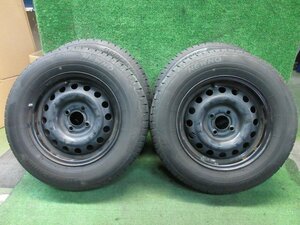 日産 純正 スチール 14インチ 14x5.5J PCD100 +? 4H 185/70R14 4本　　2024.2.26.O.11-A50