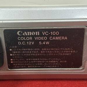 M-5969① 【同梱不可】980円～ 現状品 Canon/キャノン コンパクトビデオレコーダー VR-100 ビデオカメラ VC-100 パワーアンペア VP-100の画像7