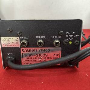 M-5969① 【同梱不可】980円～ 現状品 Canon/キャノン コンパクトビデオレコーダー VR-100 ビデオカメラ VC-100 パワーアンペア VP-100の画像9