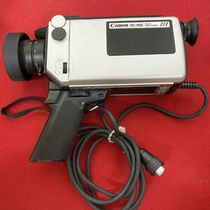 M-5969① 【同梱不可】980円～ 現状品 Canon/キャノン コンパクトビデオレコーダー VR-100 ビデオカメラ VC-100 パワーアンペア VP-100の画像6