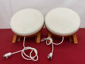  repeated M-5996 [ including in a package un- possible ]980 jpy ~ present condition goods Nintendo/ nintendo Wii futoshi hand drum. . person 2 point set body only game accessory electrification not yet verification 