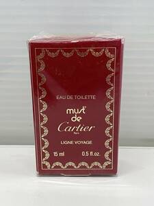 M-6011 【同梱不可】980円～ 未開封品　Cartier　マスト ドゥ カルティエ　15ml　香水　コロン　
