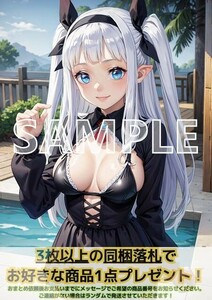 8617 ルールーシールー 異世界のんびり農家 A4 同人 イラスト 巨乳 美少女 コスプレ Anime アニメ イラストアートポスター セクシーアート