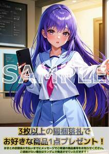 9328 入江みゆき Angel Beats! エンジェルビーツ AB! AB A4 同人 イラスト 巨乳 美少女 コスプレ Anime アニメ ポスター セクシーアート