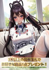 最終出品 8586 篠ノ之箒 IS インフィニットストラトス A4 同人 イラスト 美少女 コスプレ アニメ イラストアートポスター アート