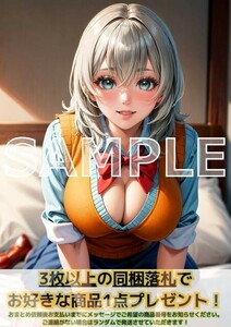 J681 桜市子 貧乏神が！ A4 同人 イラスト 巨乳 美少女 コスプレ Anime アニメ イラストアートポスター セクシーアート acg.