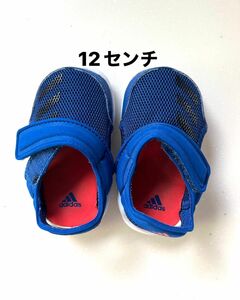 アディダス/adidas/12センチ/12cm/ベビーサンダル/ブルー/靴/赤ちゃん/青