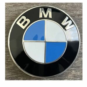 BMW エンブレム 78mm 防止フィルム付き ボンネット トランク サイド 新品未使用 送料無料 の画像1