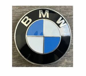【訳アリ、商品説明参照、同梱可】 BMW エンブレム 74mm 防止フィルム付き ボンネット トランク