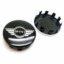 MINI ミニ センターキャップ 56mm ブラック ウィング 翼 4個セット 新品未使用 送料無料 BMW　_画像5