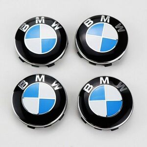 BMW センターキャップ 56mm 傷防止フィルム付き 4個セット 新品未使用 送料無料