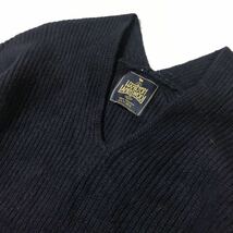 アーバンリサーチ(URBAN RESEARCH) ネイビー　ウール　wool ロングニット チュニック　ニットワンピース　セーター 無地 _画像2