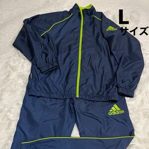 adidas アディダス　ジャージ上下　L ネイビー