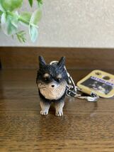 かわいい犬のフィギュアキーホルダー♪　チワワ　ブラック　キーリング_画像4