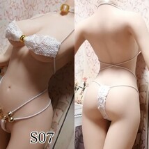 S07★総レース★White★水着コスチューム★1/6スケール 超柔軟性シームレス★ファイセン☆nagika_画像2