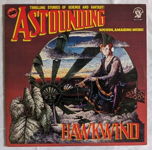 Hawkwind ホークウインド / Astounding Sounds, Amazing Music　国内盤　LP　(1976年・RJ-7187)　プログレ