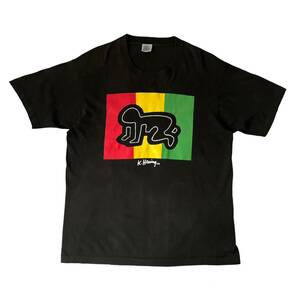 80s〜90s POP Shop Keith Haring Radiant Baby Print Tee made in USA 80年代 90年代 キースヘリング ラディアントベイビー Tシャツ